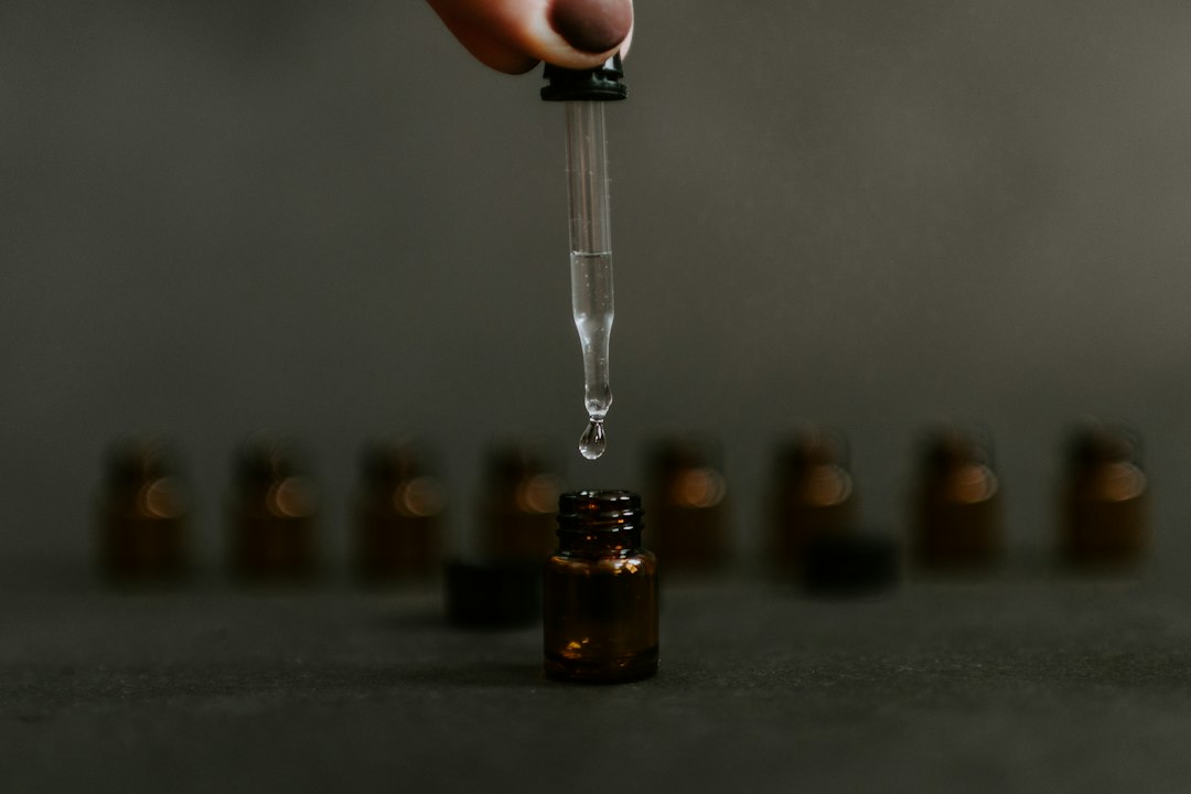 Amber tincture bottle, the kind of product that carries an NPN number in Canada